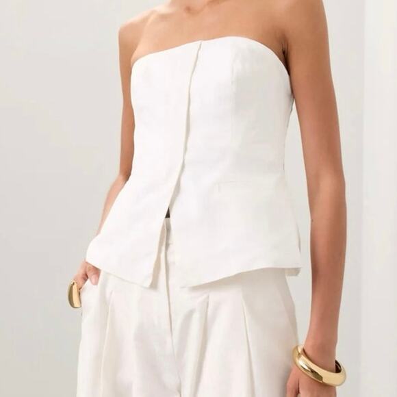 A.L.C. Tops - A.L.C. Renee white strapless Top size 10
